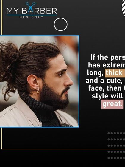For those with long, thick hair, a fuller man bun can be a great style. It's a practical and fashionable way to manage long hair while maintaining a masculine look.