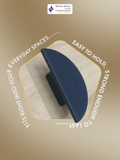 This semi circular cabinet pull is designed to fit right into your everyday spaces. It's easy to hold, strong enough to last, and adds a touch of quiet elegance.