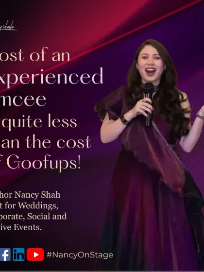 The cost of an experienced emcee is far less than the cost of goof-ups. I believe in investing in expertise to ensure your event flows seamlessly and is stress-free.