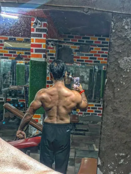 A look at my back. This is the result of countless pull-ups, rows, and deadlifts.