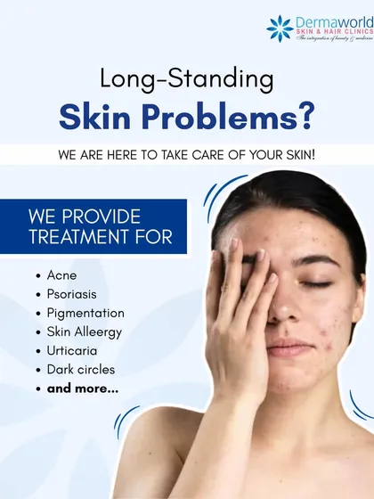 From persistent acne and pigmentation to skin allergies and dark circles, long-standing skin problems require a professional diagnosis. I provide expert treatment for a wide range of dermatological conditions to give your skin the specialized care it needs.