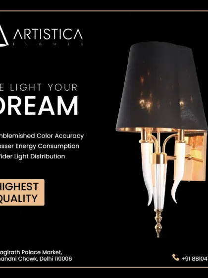 This fixture highlights my commitment to quality. It features a classic design with modern benefits like excellent color accuracy and energy efficiency, ensuring both beauty and performance.