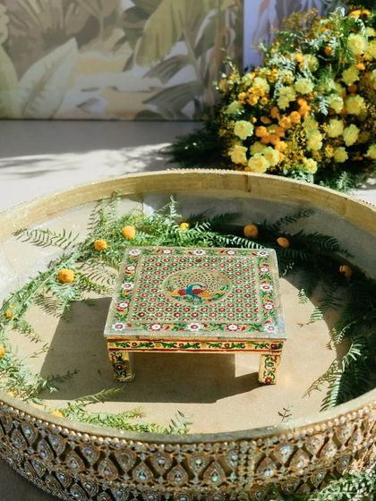 Vibrant Haldi & Mehendi Functions photo 49