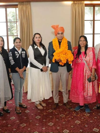Standing with female advocates who came to show their support. I am committed to being a strong ally and voice for women in the legal profession.