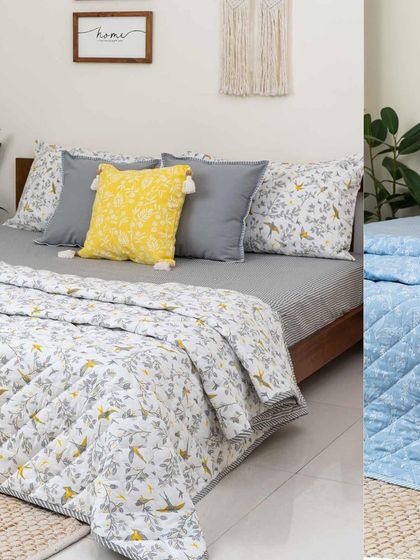 The Yellow Dwelling - Custom Soft Furnishings Cozy Bedrooms: Bedding & Quilts photo 11