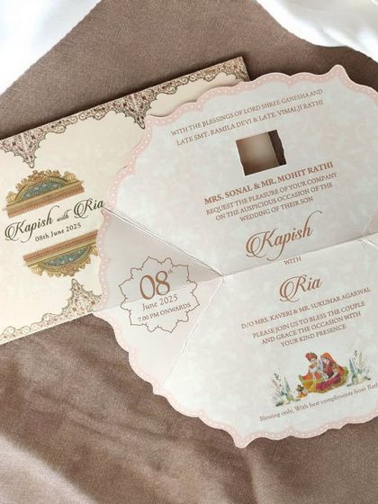 House Of Cards - Special Occasion Invitations Pichwai & Royal Heritage photo 11