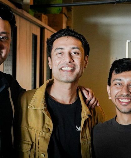 Friends catching up and enjoying the race. Our live screenings are a great way to meet fellow sports enthusiasts and share the excitement.