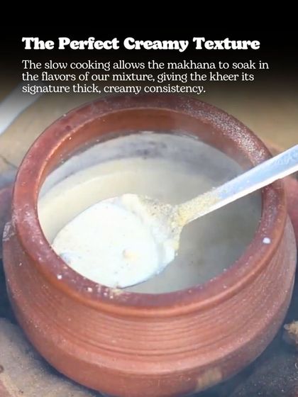 The slow cooking process allows the makhana to soak in all the flavors, giving our kheer its signature thick and creamy texture.