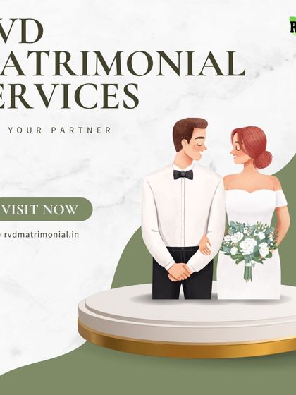 Visit my website to find your partner. This graphic is a clear call to action for those ready to take the next step in their matrimonial journey.