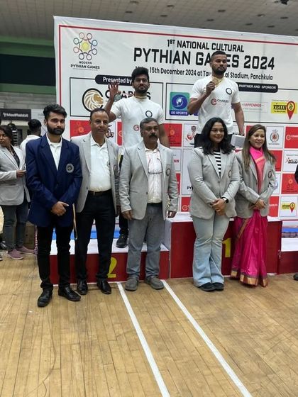 Another victory for our team at the Pythian Games. Hard work in the gym pays off on the podium.