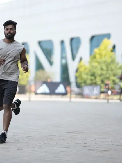 Boxing is more than just fighting; it's about building an athletic engine. This is me during a run, focusing on the cardiovascular endurance that is essential for any fighter.