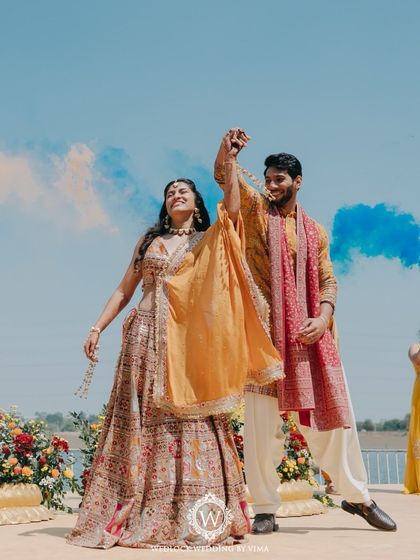 Wedlock Weddings - Full-Service Wedding Planning & Design Vibrant Haldi & Mehendi Ceremonies photo 21