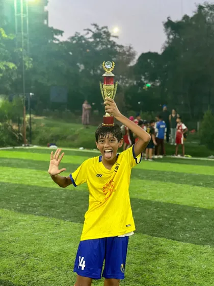 That winning feeling. The pure joy of lifting a trophy after giving it your all on the pitch. We celebrate every victory, big or small, because it is a testament to our players' dedication.