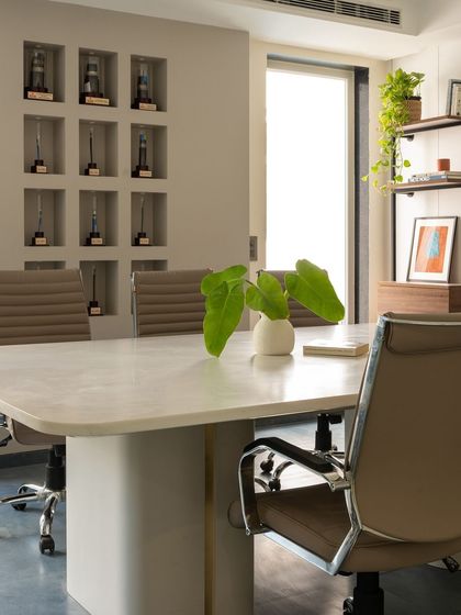 A duplicate of image 33, further highlighting the successful composition of the conference room.