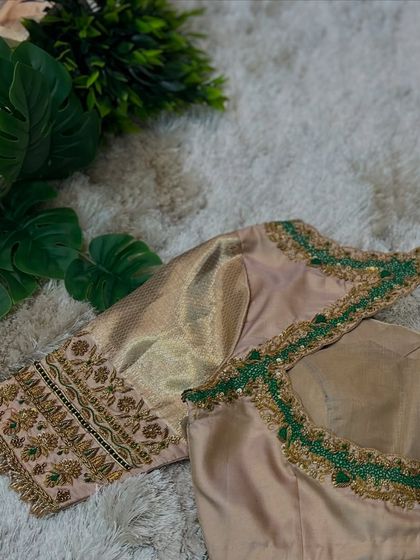 Chaithu Gowda - Custom Designer Ethnic Wear Custom Embroidered Blouses photo 58