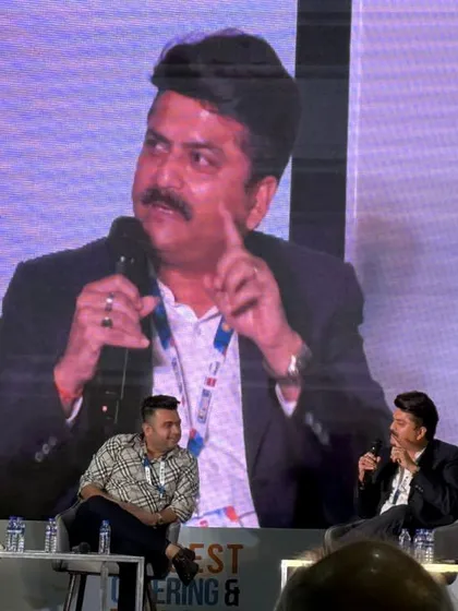 Speaking on a panel at a catering and decor expo. I love sharing my knowledge and exploring new trends in the wedding industry to bring the best to my clients.