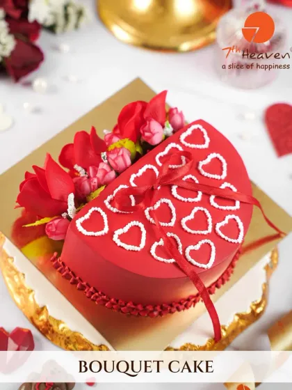 Why choose between flowers and cake when you can have both? Our signature Bouquet Cake is a unique creation featuring edible blooms and rich cake, making it the perfect romantic gesture for anniversaries and special moments.