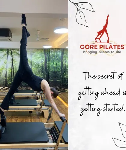 Unlock your body's potential for incredible flexibility and strength. On the Reformer, we guide you through movements that lengthen and tone, helping you get started on your path to getting ahead.