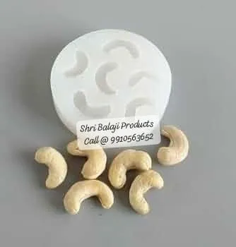 Add a gourmet touch to your creations with this cashew-shaped silicone mold. It's perfect for making unique chocolates, soap embeds, or even wax melts.