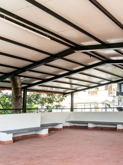 These images further detail the thoughtful design of the Anganwadi school, from the playful interactions on the stairs to the calm, well-lit interiors. Each photo highlights my commitment to creating spaces that are not just buildings, but nurturing environments for growth and community.
