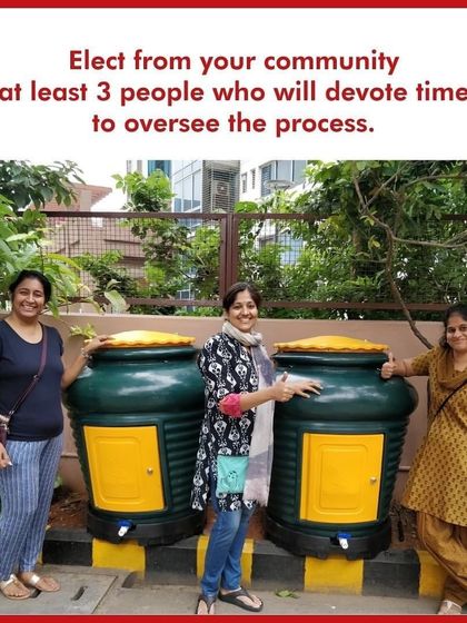 We recommend electing at least three people from your community to oversee the process. Shared responsibility ensures the system is sustainable and doesn't depend on just one person.