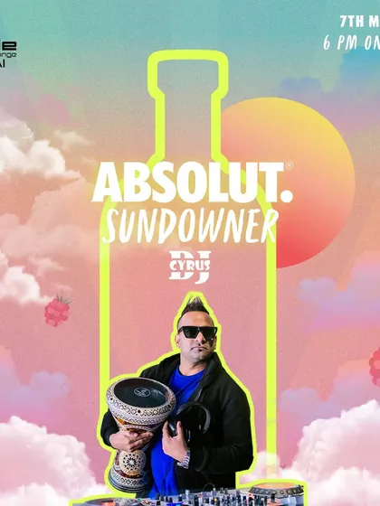My services are perfect for branded events like this Absolut Sundowner party. I blend my DJ set with live percussion to create a sophisticated yet high-energy atmosphere that's perfect for afternoon parties and corporate events.