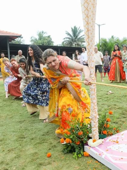 Crimson and Cherry - Full-Service Wedding Planning & Execution Joyful Haldi Ceremonies photo 25