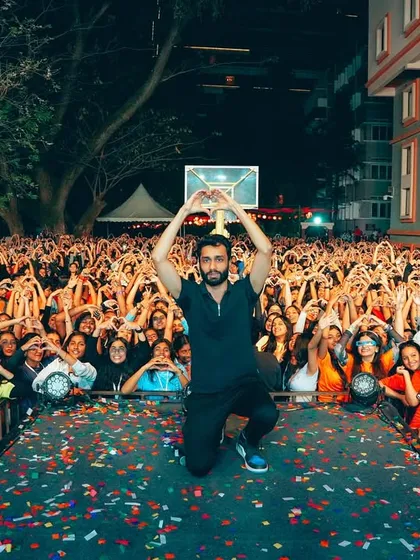 The connection with the crowd is everything. This was a special moment at MCC's Culah fest, with thousands of students joining me for a picture. It’s a sea of energy.