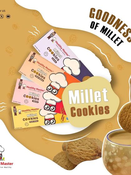 Cookie lovers, rejoice. Our millet cookies are crafted with no maida and zero preservatives, adding a sweet and healthy touch to your day.