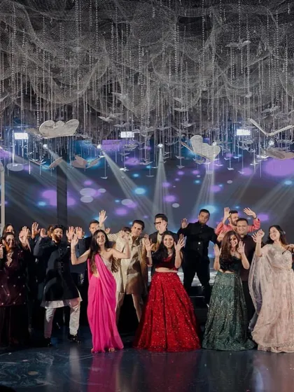 This is what we create together: epic, full-scale sangeet performances that bring the whole family to the stage. I choreograph for all skill levels, ensuring everyone feels confident and looks like a star.