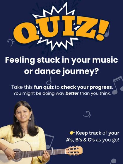 Feeling stuck? Take this fun quiz to check your progress in your music or dance journey. You might be doing better than you think.