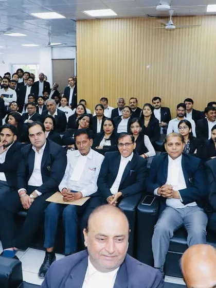 A view of the large gathering of advocates and judicial officers at the Dr. B. R. Ambedkar anniversary celebration, showing the unity of our legal community.