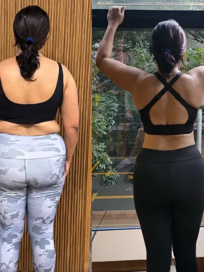 Results you can see, backed by science you can trust. This client's transformation involved more than just exercise; we analyzed her blood work to identify and reverse insulin resistance, systemic inflammation, and hormonal imbalances. This is the power of combining targeted weight training with a functional medicine approach to nutrition.