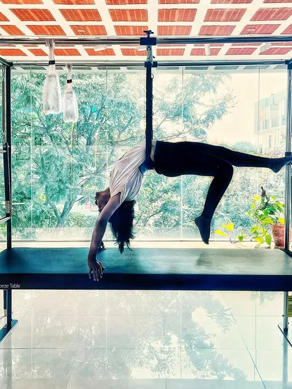 Your health is based on how well you can move without trouble. This backbend stretch on the Cadillac is a perfect example of building a resilient, flexible body.