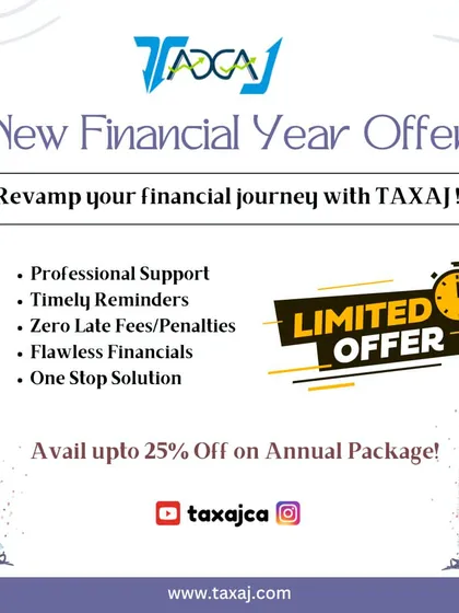 To mark the new financial year, we are offering a limited-time discount on our annual packages. Let us handle your compliance with professional support and timely reminders so you can focus on growth.