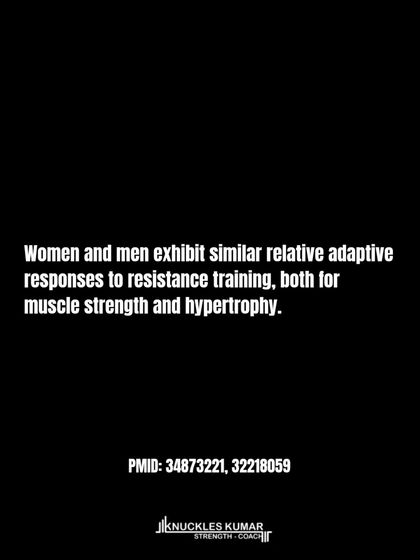 Ladies, you do not need a different approach to training. Women and men exhibit similar relative adaptive responses to resistance training. The principles of building strength and muscle are universal.