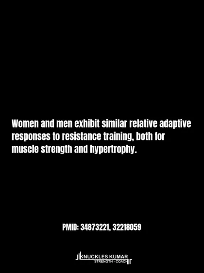 Ladies, you do not need a different approach to training. Women and men exhibit similar relative adaptive responses to resistance training. The principles of building strength and muscle are universal.