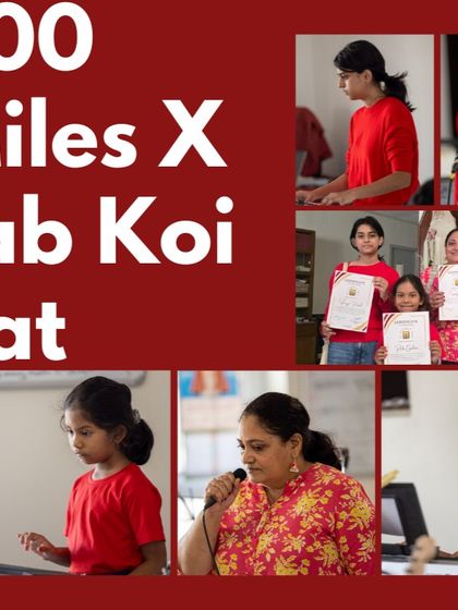 Our students blended the Western folk classic "500 Miles" with the Bollywood hit "Jab Koi Bat" in a soulful medley. This collage captures moments from the performance that moved the residents at The Little Sisters of the Poor, showing the power of music to connect cultures.
