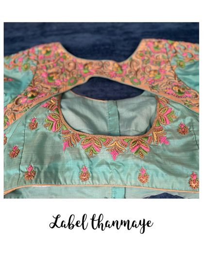 Label Thanmaye - Custom Designer Wear for Women & Kids Custom Embroidered Blouses photo 17