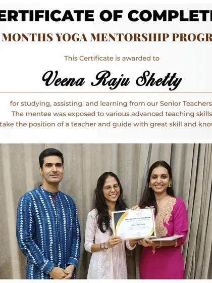 Celebrating the journey of a student from our Mentorship Program, who has grown from a TTC participant to a skilled teacher.