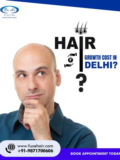Worried about hair growth cost in Delhi? The cost is unique to each patient, depending on the level of hair loss and the number of grafts. It's a one-time investment in your confidence.