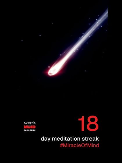 An 18-day meditation streak I achieved before the app was even fully launched. The early access feature, which unlocks by referring friends, is a great way to share this tool and begin the journey together.
