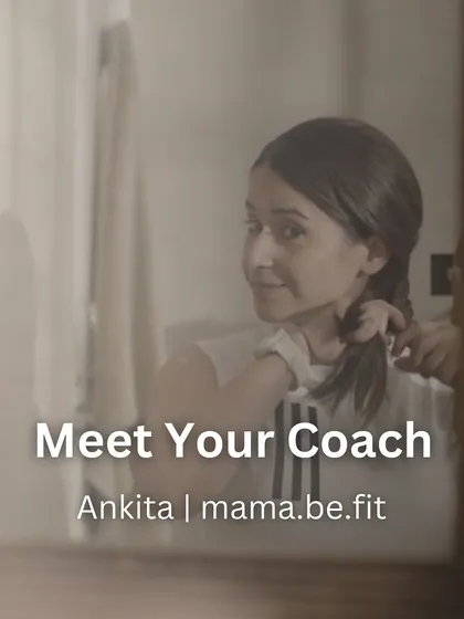 I'm Ankita, a postpartum fitness coach, but more importantly, I'm a mom who has been through it all. My goal is to help you heal, get strong, and feel confident in your body again, without the pressure to "bounce back."