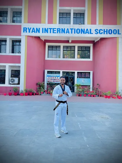 Proud to be associated with Ryan International School to train their students in the art of Taekwondo.