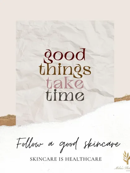Remember, good things take time. Consistency is the key to achieving your skin goals, so stick with your routine and be patient with the process.