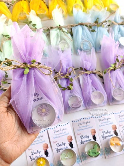 Candles with a K - Personalized Gifting for Events For Baby Showers, Birthdays & Naming Ceremonies photo 98
