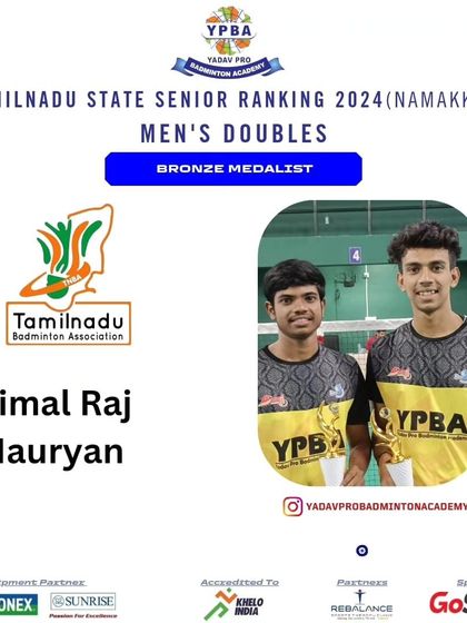 Yadav Pro Badminton Academy - Professional Badminton Coaching Programs State & Zonal Tournament Winners photo 87