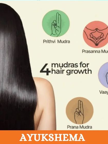 Here are four powerful mudras (hand gestures) like Prithvi Mudra and Prana Mudra that are believed to support healthy hair growth when practiced regularly.