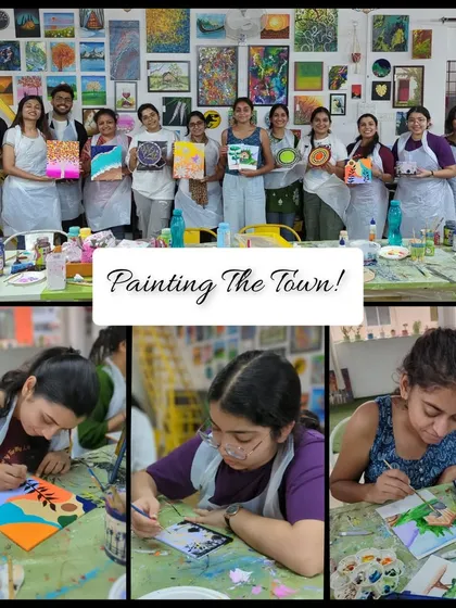 This is what a typical weekend looks like at StoryZone! A studio buzzing with energy, laughter, and creativity as people from all walks of life come together to paint, connect, and unwind. Come solo or with your friends, you'll fit right in.