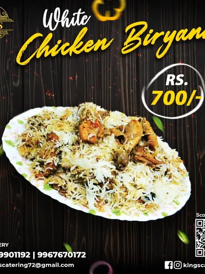 For those who prefer a milder flavor, my White Chicken Biryani is the perfect choice. It's creamy, aromatic, and absolutely delicious. Biryani is an emotion, and this one is pure love.